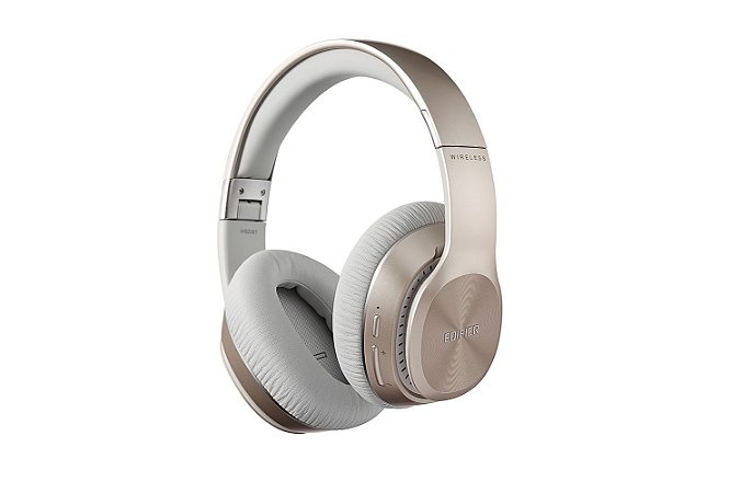 Headphone sem Fio Over-Ear com Microfone Embutido Dobrável Bluetooth P2 Dourado - W820BT - Edifier