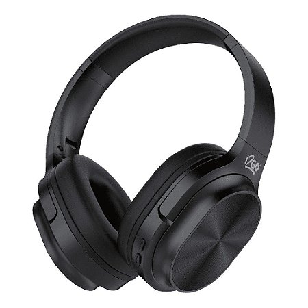 Headphone sem Fio com Microfone Integrado e Controle Multimídia Bluetooth Preto - Comfort GO - i2GO Pro