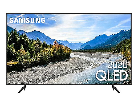 Smart TV QLED 50" 4K Pontos Quânticos, Borda Infinita, Alexa Built In, Modo Ambiente Foto, Controle Único  Preta - Q60T QN50Q60TAGXZD - Samsung
