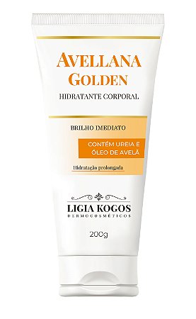 Creme Hidratante Corporal Avellana Golden com Uréia Ligia Kogos 200g