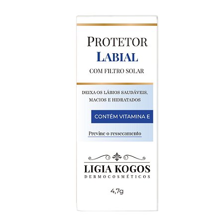 Protetor Labial com filtro solar FPS 15 Ligia Kogos 4,7g