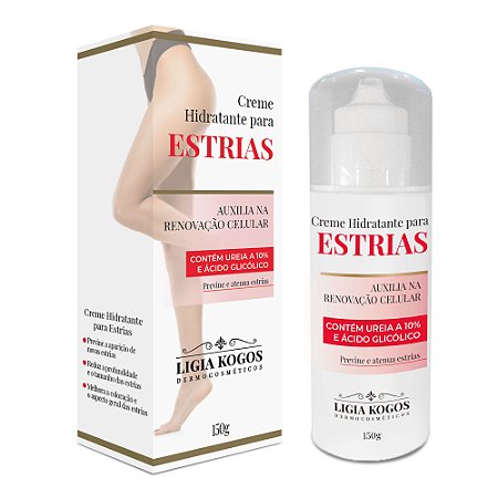 Creme Para Estrias Ligia Kogos Dermocosméticos com Uréia 150g