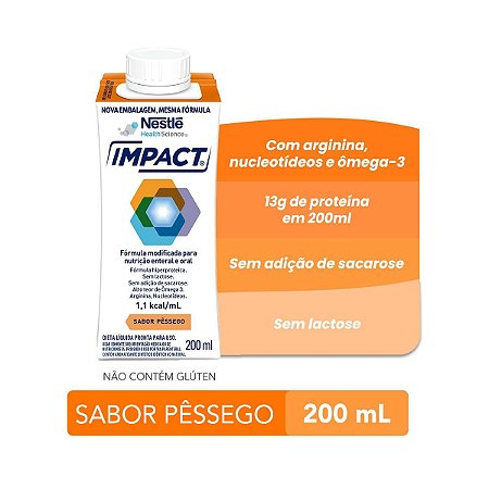 Impact Pêssego 200ml - Nestlé