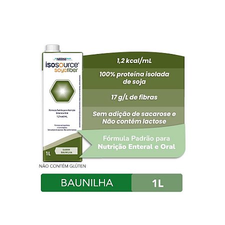 Isosource Soya Fiber Baunilha 1000ml