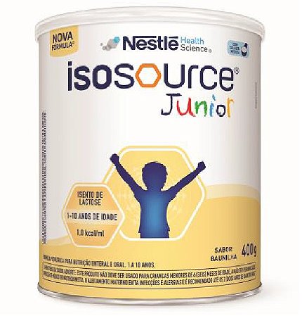 Isosource Júnior Pó Baunilha 400g - Nestlé