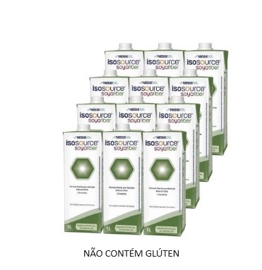 Isosource Soya Fiber 1000ml Nestlé - Promoção para Caixa c/ 12 unidades