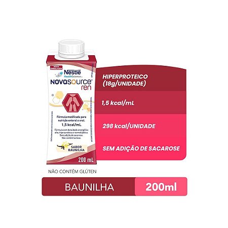 Novasource REN Baunilha 200ml - Nestlé