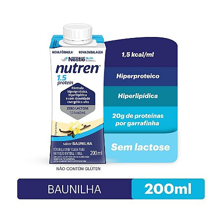 Nutren 1.5 Protein Baunilha 200ml - Nestlé