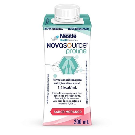 Novasource Proline Morango 200ml - Nestlé