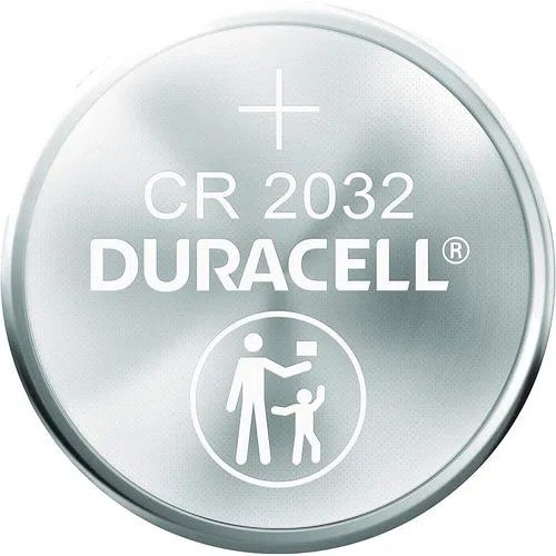 Pilha Moeda de Lítio Duracell CR2032 - 3 volts