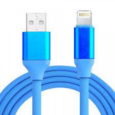 Cabo USB Iphone Emborrachado