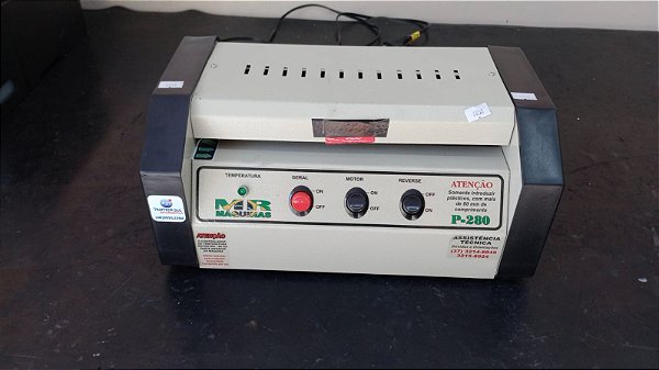 CONSERTO PLASTIFICADORA MR MAQUINAS  P-180, P-280, P-380