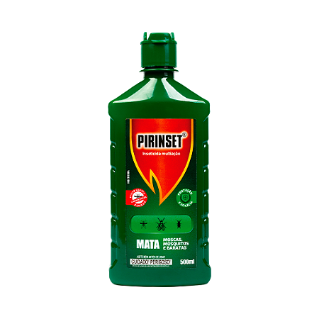 Inseticida Líquido Pirinset Multiuso 500ml 12 unidades