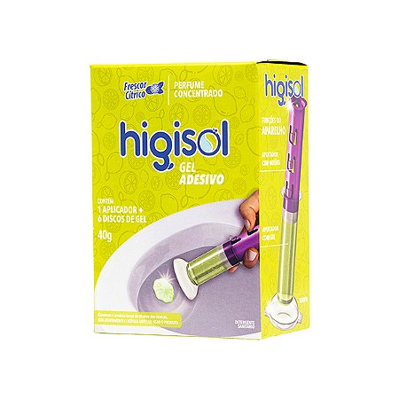 Gel Adesivo Cítrico Higisol 40g (Caixa com 12 unidades)