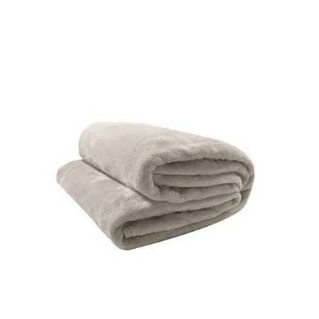 Cobertor Manta Velour Microfibra Casal 180x220xm Camesa Neo Clássico Bege