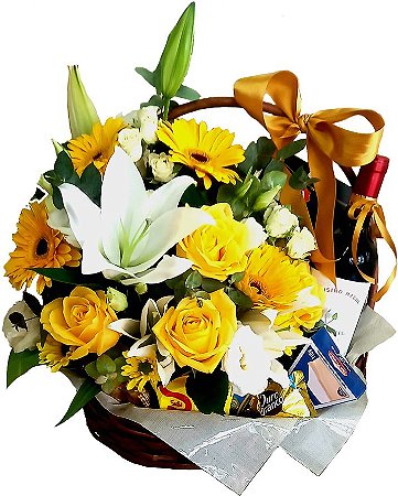 Flores , Vinho e Cia