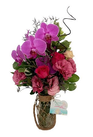 Mix com Orquídeas