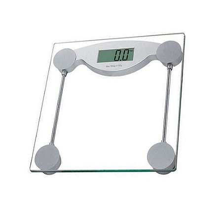 Balança Digital Banheiro Corporal Fitness Plataforma 180 Kg
