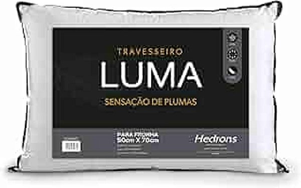 TRAVESSEIRO LUMA 50cm x 70cm/FIBRA SILIC