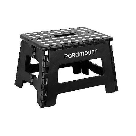 BANQUETA DOBRAVEL ANTIDERRAPANTE PRETA 22CM 2135