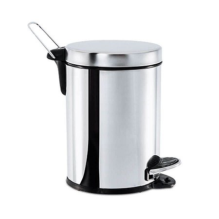LIXEIRA INOX C/PEDAL E BALDE 3L 3040/201