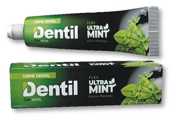 DENTIL CREME DENTAL ULTRA MINT SEM FLÚOR 70g