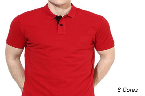 Camiseta Polo Patê Colorido Masculina Manga Curta - Moda Masculina; Roupas  Masculinas e Acessórios | AT Camisetas.com.br