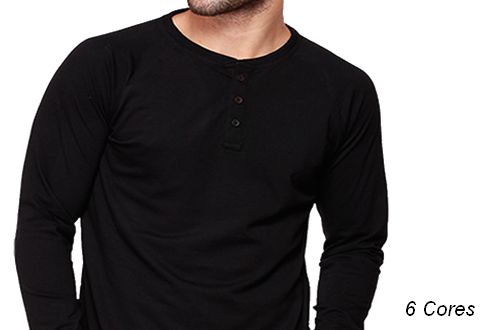 Camisa gola portuguesa masculina Clearance