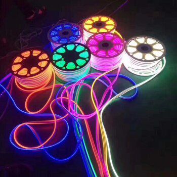 A LED Neon Flex 220v Rolo 100 metros, Todas as Cores com 120 LEDs e 12w