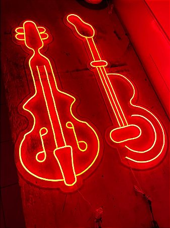 1- Desenho, Letreiro e Frases em Neon LED