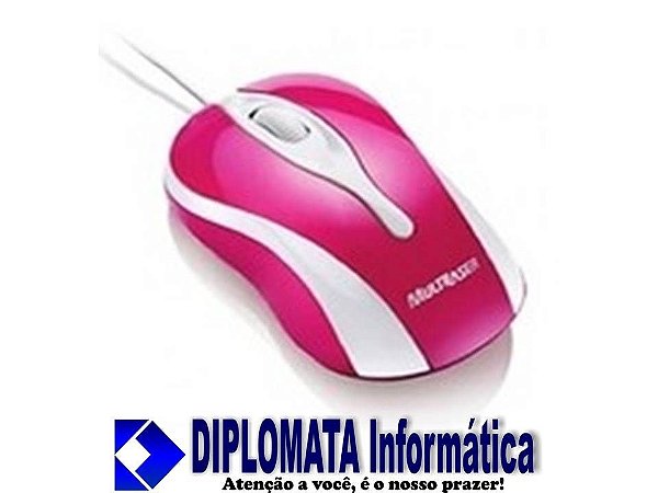 MOUSE MAGENTA COLORS - DIPLOMATA Informática