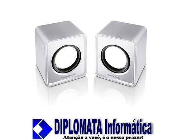 CAIXA DE SOM 3W RMS ICE - DIPLOMATA Informática