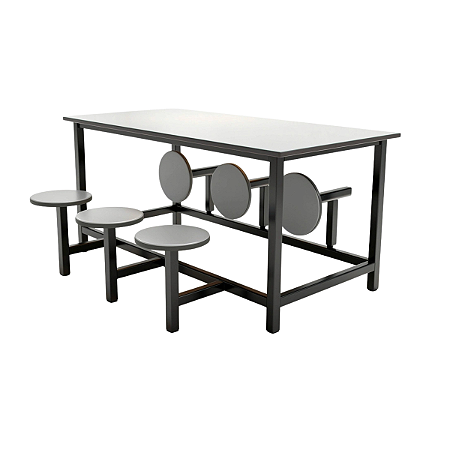 Mesa 6 Lugares Escamoteavel Refeitório - Seminovo