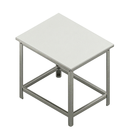 Mesa especial para apoiar secadora de talheres