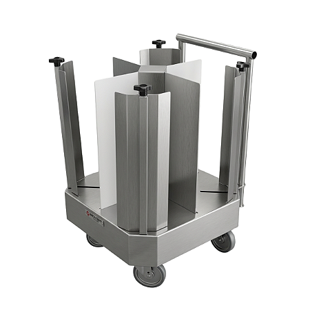 Carro para transporte de Pratos - Regulável