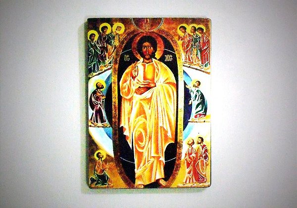 Ícone Cristo Ressuscitado Shalom