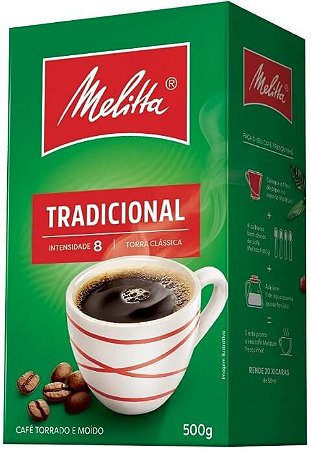 Café Tradicional Melitta Vácuo 500g - Promoção Botane Shop