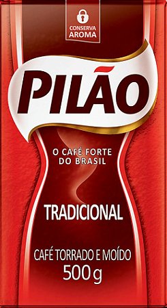 Café Pilão Tradicional Embalado a Vácuo 500g