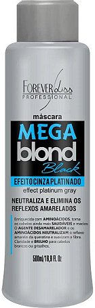 Máscara Matizadora Mega Blond Black Forever Liss 500ml