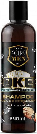 Shampoo Felps Men Poke Bomba de Crescimento para Cabelo e Barba 240ml