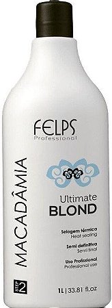 Felps Macadâmia Ultimate Blond Selagem Térmica 1000ml