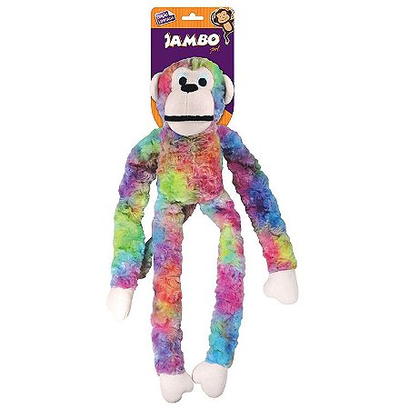 Brinquedo de Pelúcia Macaco Pernão Curly Carnival - Jambo Pet