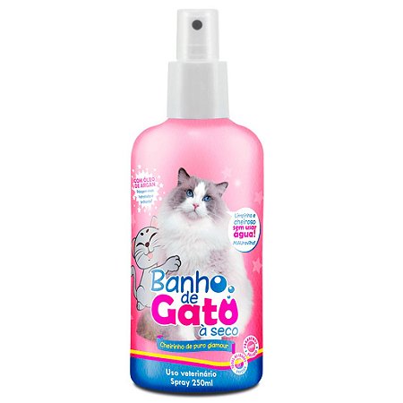 Banho de Gato Puro Glamour - Com Óleo de Argan - CatMyPet