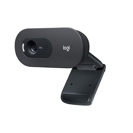 Webcam Logitech C505, Usb, Hd, 720P, Com Microfone, Preto, 960-001363