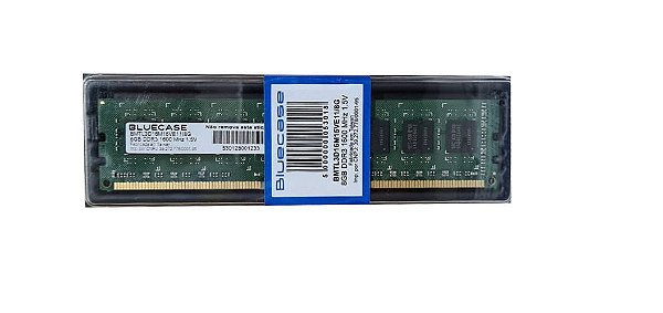 Memória Desktop Ddr3 8Gb/1600 Mhz Bluecase Bmtl3D16M15Vh11/8G, Long-Dimm, 1.5 V