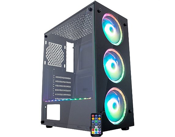 Pc Gamer Intel I7-9700F, Gigabyte Z390M, Ssd 240Gb Kingston, Mem 8Gb Xpg, Kmex A1Tj, Fonte 550 Gigabyte, Rx550