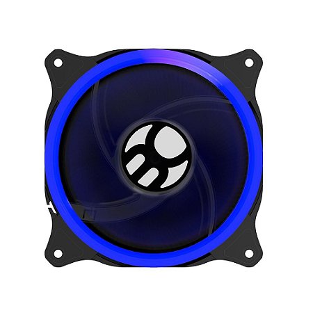 Cooler Fan Azul Bluecase Bfr-11B, 12X12X2.5 Cm, Led