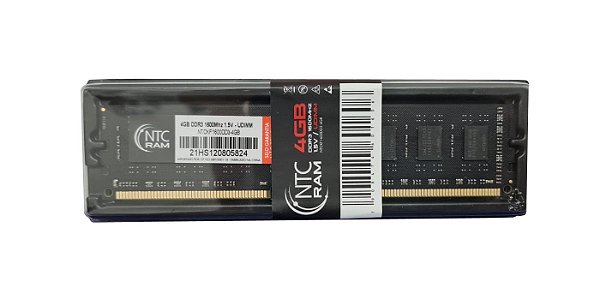 Memória Desktop Ddr3 4Gb/1600 Mhz Ntc, Ntckf1600Dd3-4Gb