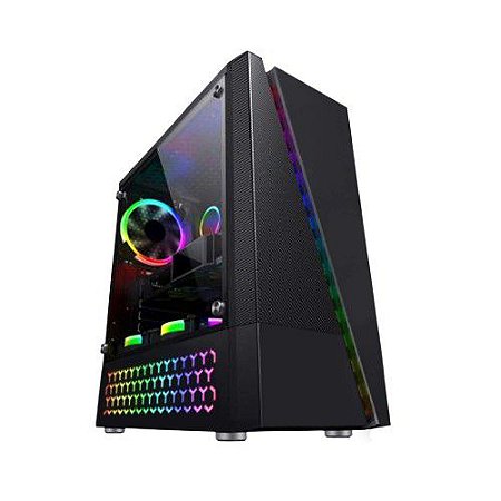 Pc Gamer Intel I5-10400F, Gigabyte H410, Nvme 500 Wd, Mem 8Gb Ntc, Bluecase Bg018, Fonte 500 Bluecase, Gtx1650