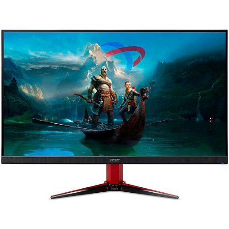 Monitor Gamer Led 27" Acer Nitro Vg271 S, 1Ms, 165Hz, Full Hd, Ips, Wide, 2Hdmi, Dport, Preto E Vermelho